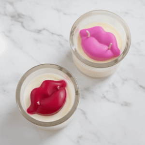 Lips Jar Candle